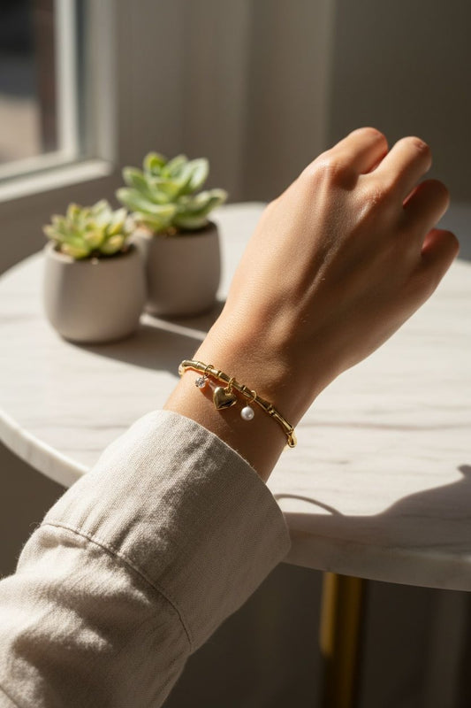 Heart charm Bracelet