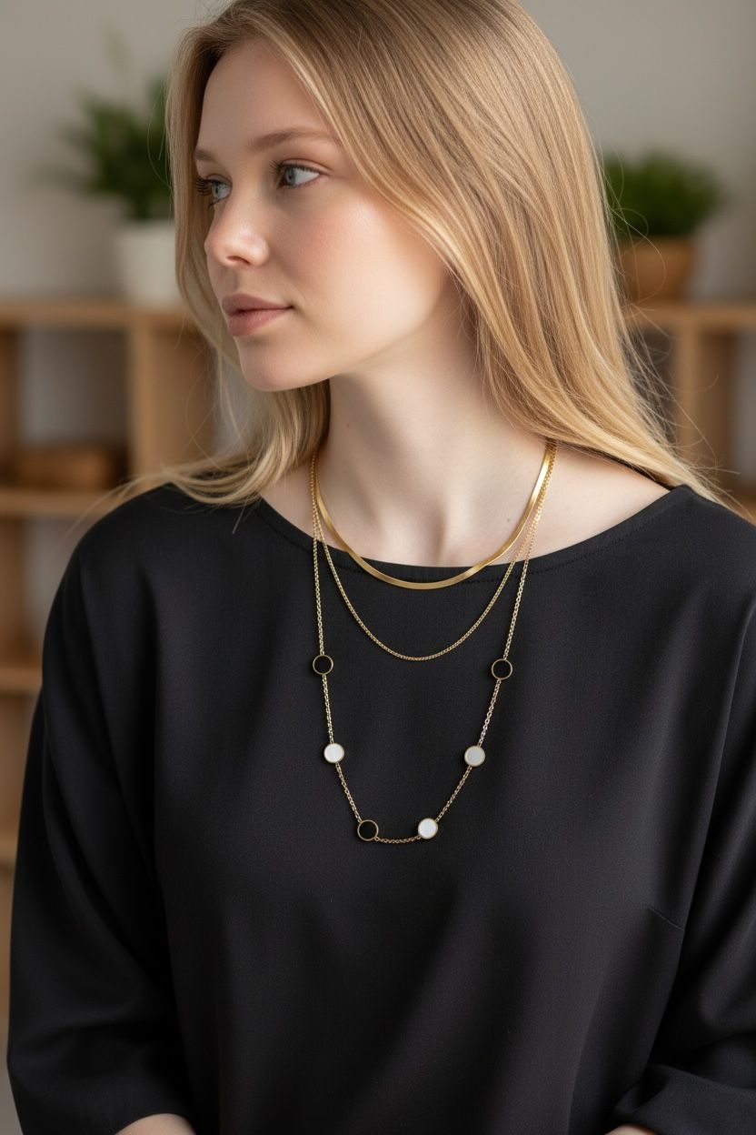 Black and White Necklace