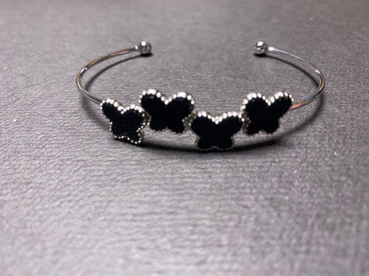 Black Elegance of Butterfly | Bracelet